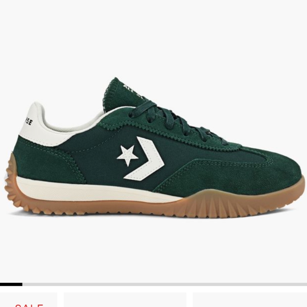 Converse Green and White Sneakers